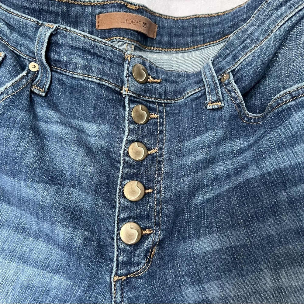 Joe's Jeans High Rise Skinny  Medium Wash Denim Size 32 - Picture 3 of 15